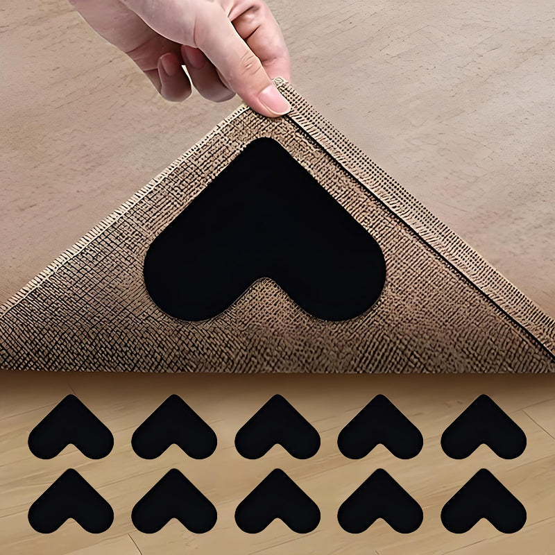 💕Hjärtformade återanvändbara halkskydd för mattor