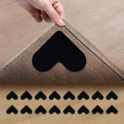 💕Hjärtformade återanvändbara halkskydd för mattor