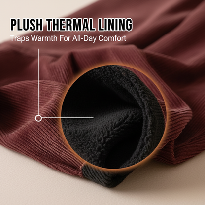 Varma haremsbyxor för dam i manchester med plyschfoder