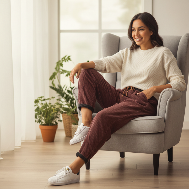 Varma haremsbyxor för dam i manchester med plyschfoder