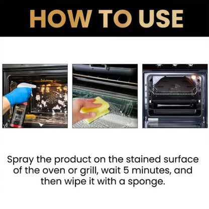 🧼 KÖP 2 FÅ 1 GRATIS! ✨ Rengöringsspray för ugn och grill – löser upp fett på 5 minuter, utan skrubbning, och tar bort lukter