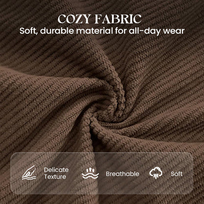 Corduroy-byxor för mä