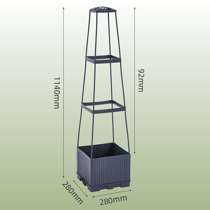 ⏳Tidsbegränsat erbjudande⏰Upphöjda planteringslådor med spalj